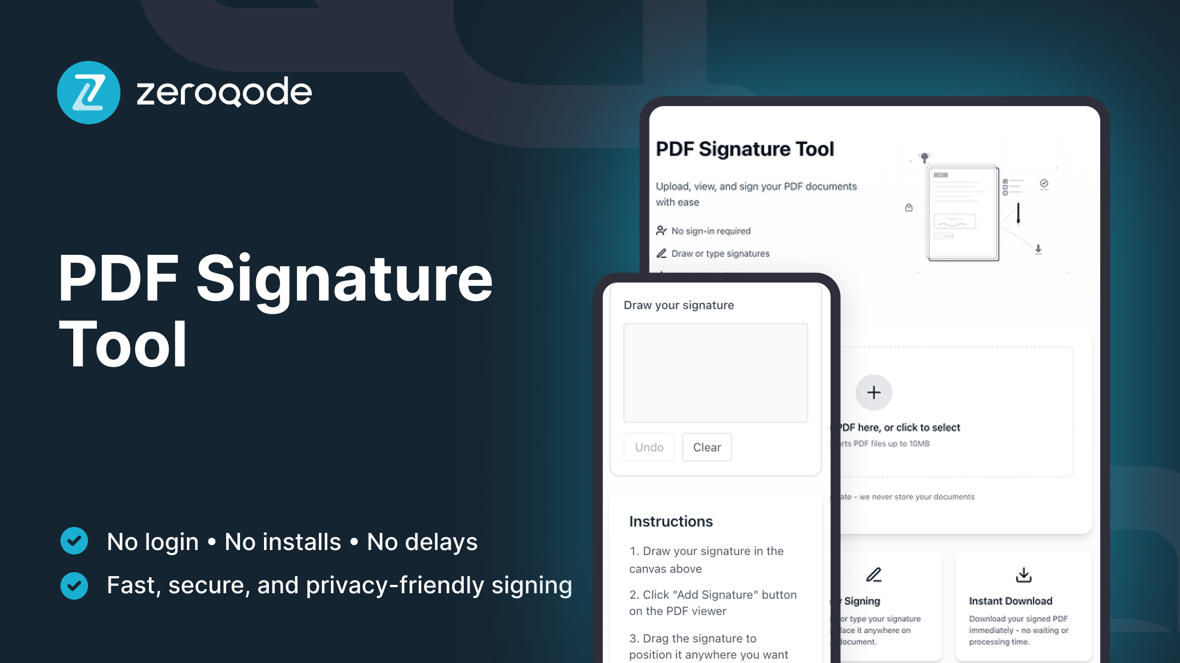 PDF Signature Tool screenshot